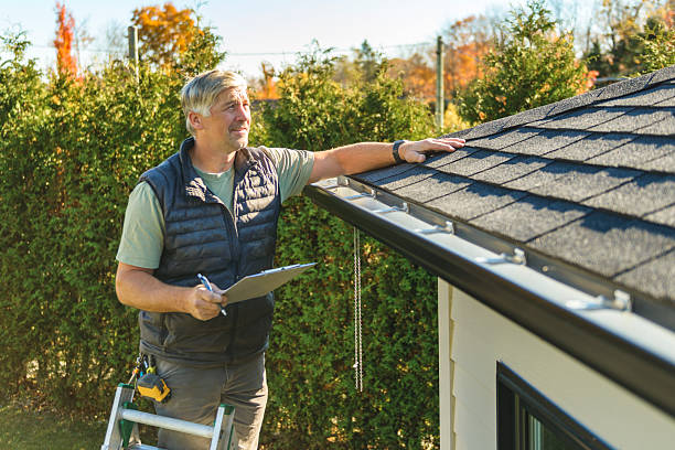 Professional Roofing technician working in Allenwood, NJ